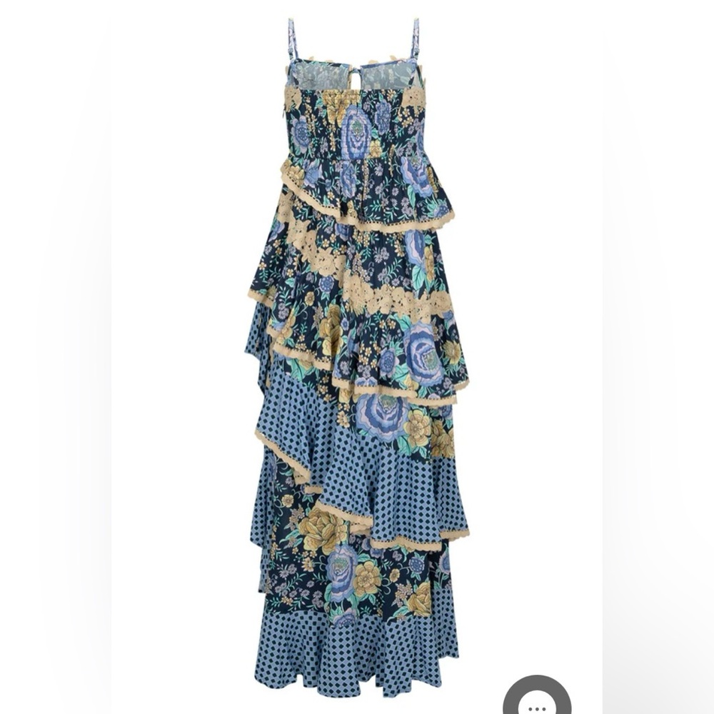 Spell Full Bloom Ruffle Soirée Dress – Periwinkle | XL | NWT - Picture 4 of 14